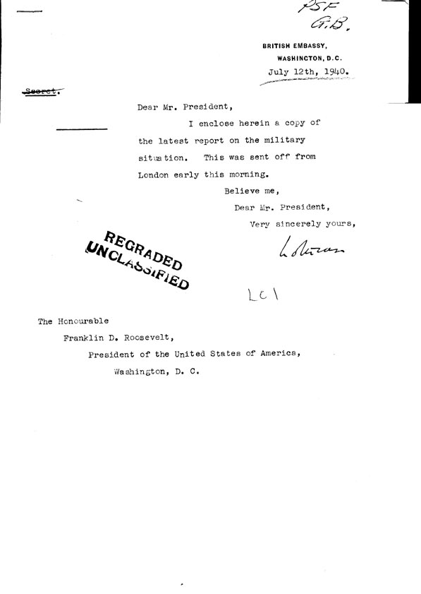 [a308l01.jpg] - Cover Letter Lothian-->FDR  7/12/40