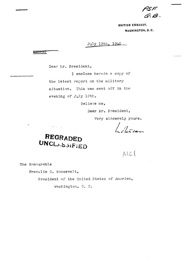 [a308m01.jpg] - Cover Letter Lothian-->FDR  7/12/40