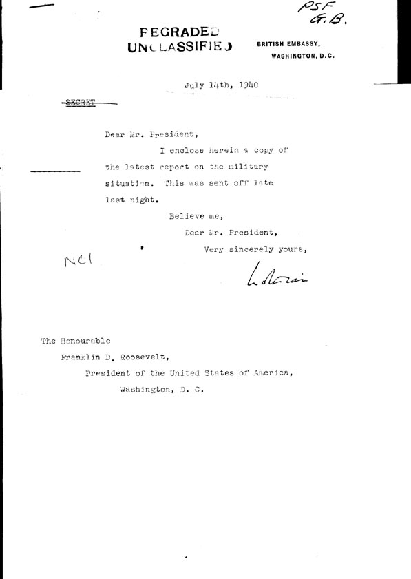 [a308n01.jpg] - Cover Letter Lothian-->FDR  7/14/40