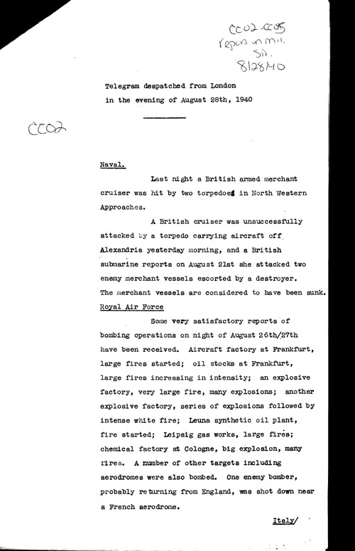 [a309cc02.jpg] - Report on military situation 8/28/40