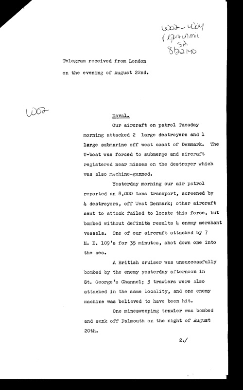 [a309w02.jpg] - Report on military situation 8/22/40