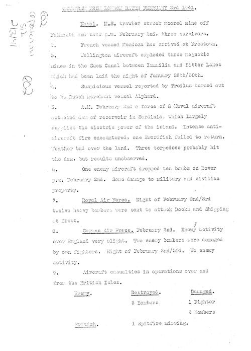 [a317e02.jpg] - Report on military situation 2/3/41