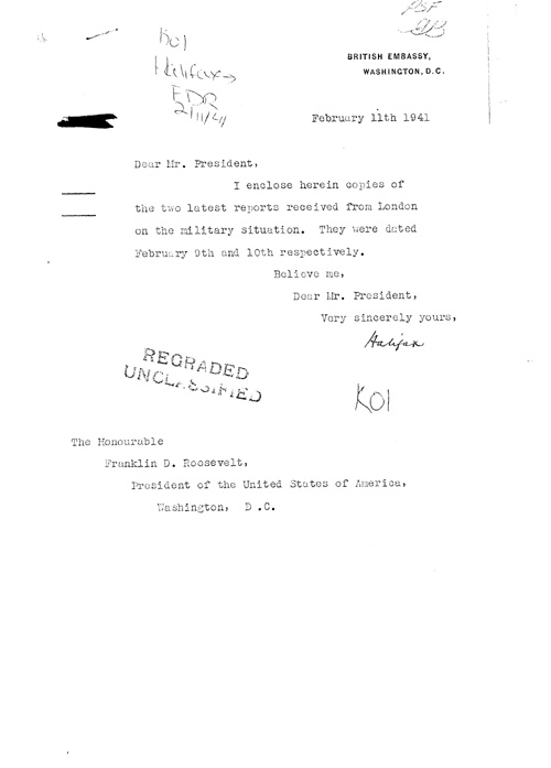 [a317k01.jpg] - Halifax-->F.D.R. 2/11/41