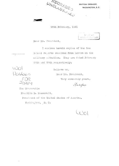 [a317w01.jpg] - Halifax-->F.D.R. 2/28/41