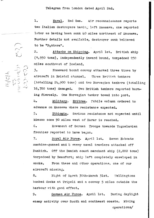 [a319c02.jpg] - Report on military situation 4/2/41