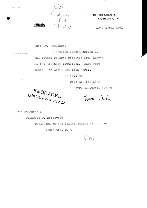 [a319o01.jpg] - Butler->F.D.R. 4/15/41