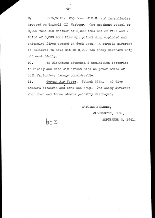 [a323b03.jpg] - Cover letter; Campbell-->FDR 9/2/41