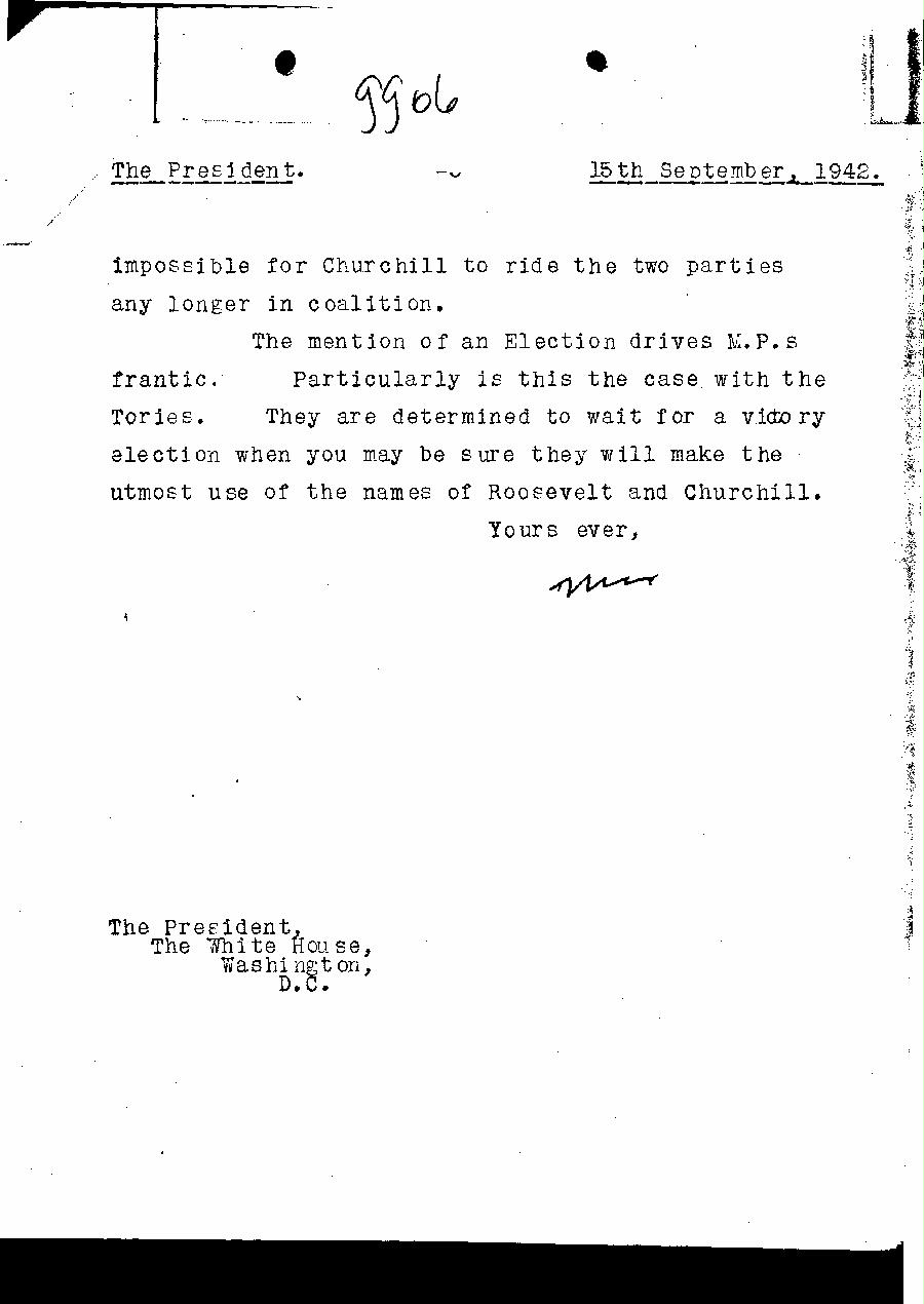 [a327gg06.jpg] - Memorandum to Miss Tully --> H.L.H. 10/13/42.