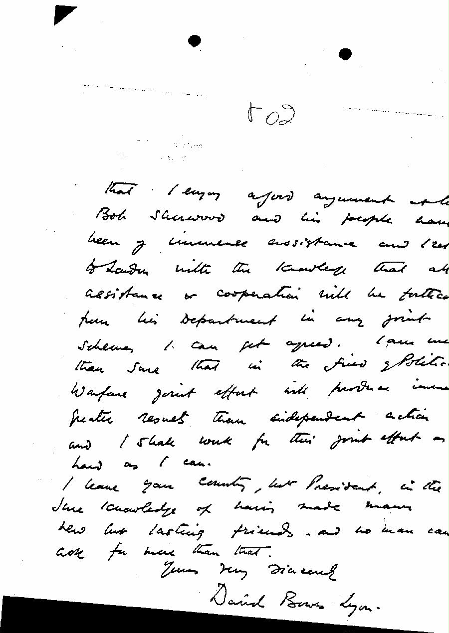 [a327r02.jpg] - David Bowes Lyon --> FDR 5/9/42.