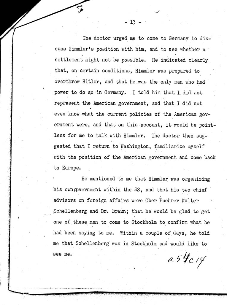 [a54c14.jpg] - Memorandum, Donovan-->President-March 20,1944