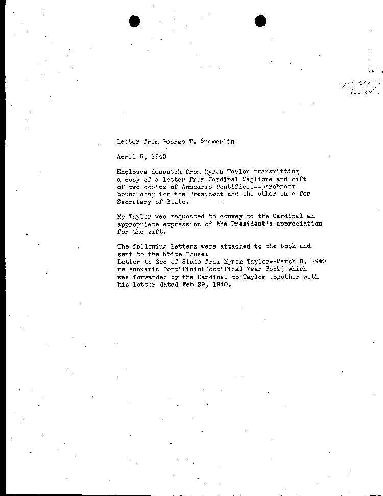 [a464m01.jpg] - letter from Geo. T. Summerlin 4/5/40