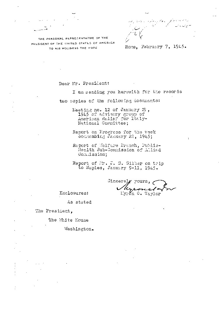 [a473a01.jpg] - Myron Taylor-->FDR 2/7/45