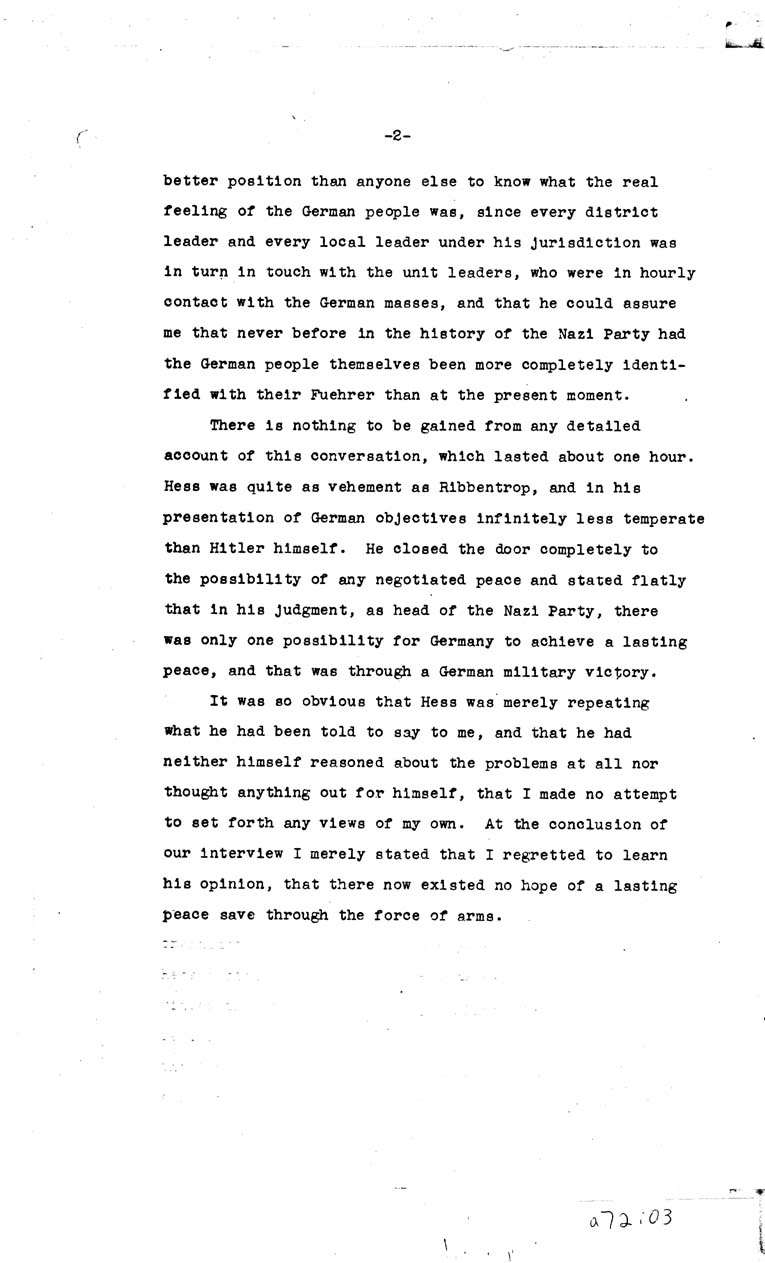 [a72i03.jpg] - A LETTER DATED SUNDAY,MARCH 3, 1940 FROM BERLIN PAGE- 3