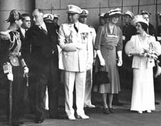 FDR, ER, the King, and Queen in Washington