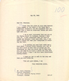 Letter from Eleanor Roosevelt to Cecil Peterson, May 28, 1942.
