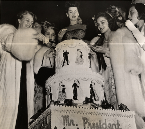 Image result for FDR's  birthday party eleanor roosevelt