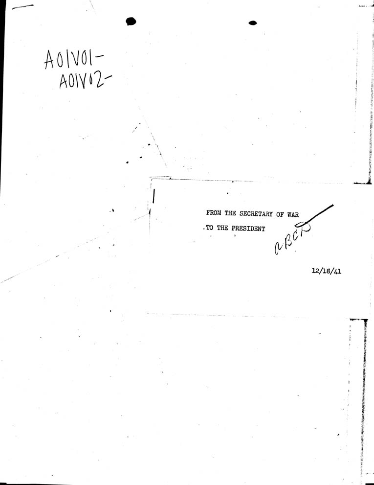 [a01v01.jpg] - Magruder-->Adjuant General-12/18/41