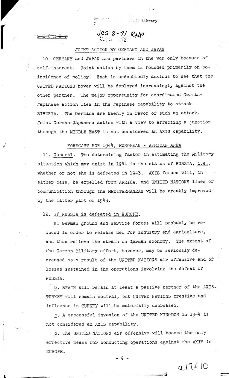 [a17f10.jpg] - Global Estimate of the Situation 1943-44