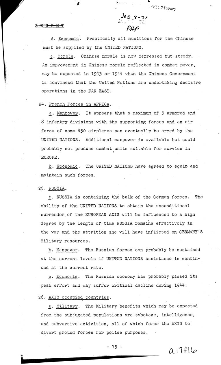 [a17f16.jpg] - Global Estimate of the Situation 1943-44