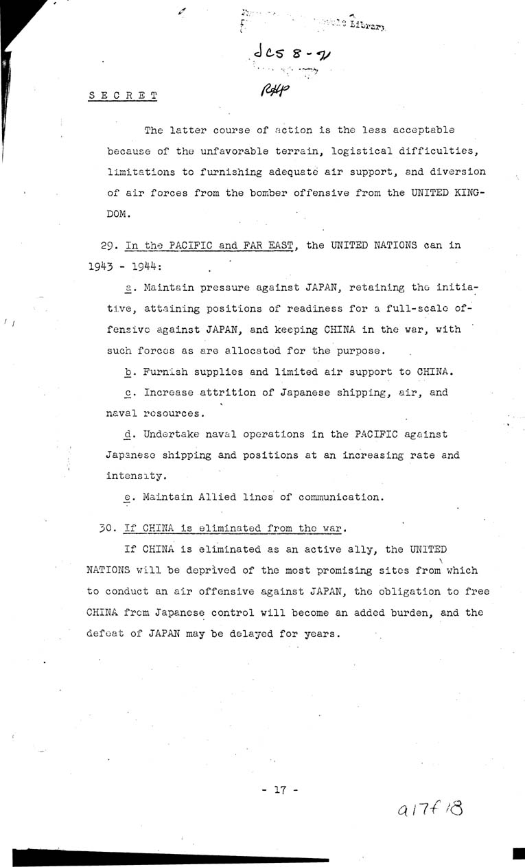 [a17f18.jpg] - Global Estimate of the Situation 1943-44