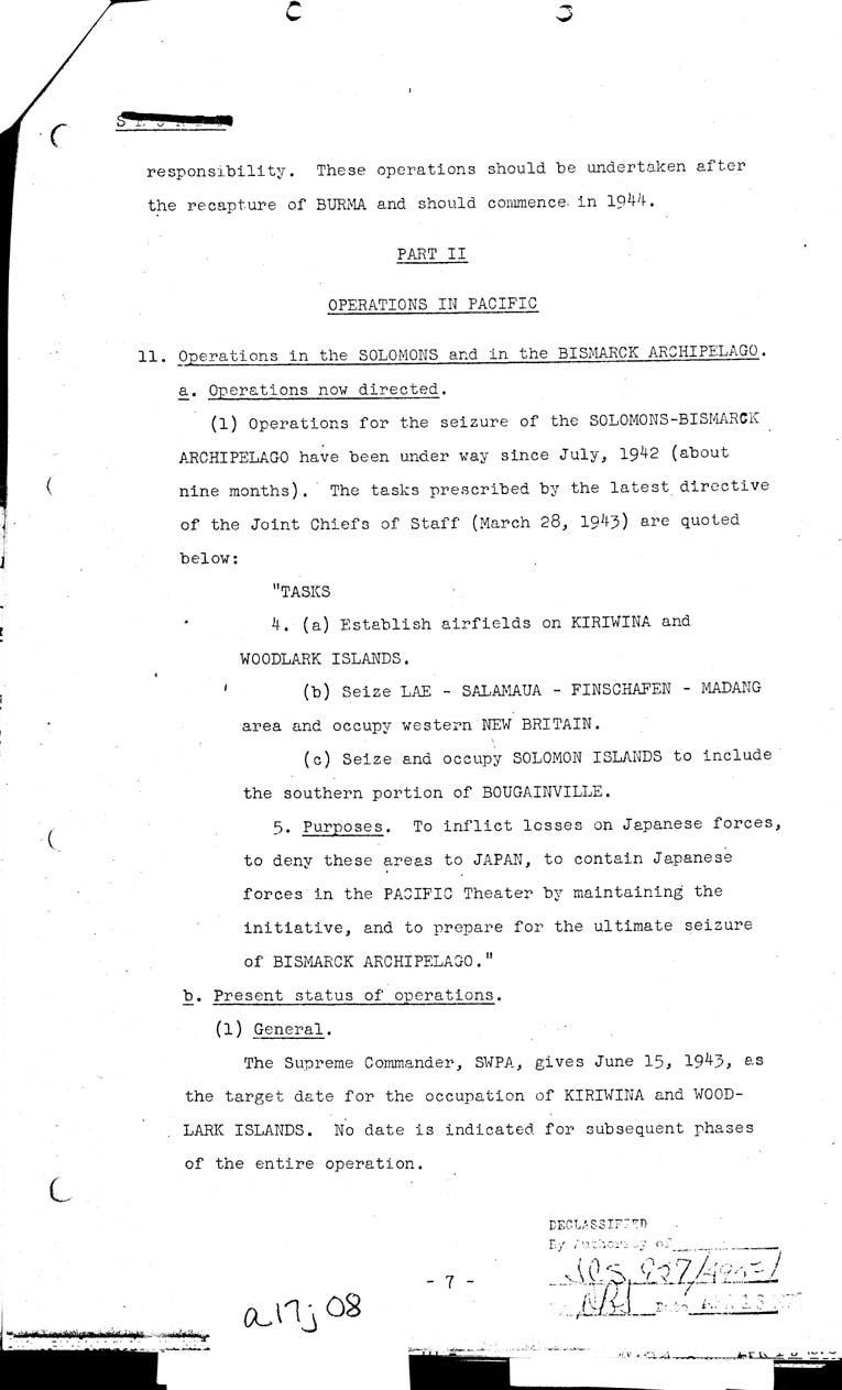 [a17j08.jpg] - Operations in the Pacific and Far East 1943-44 5/12/43