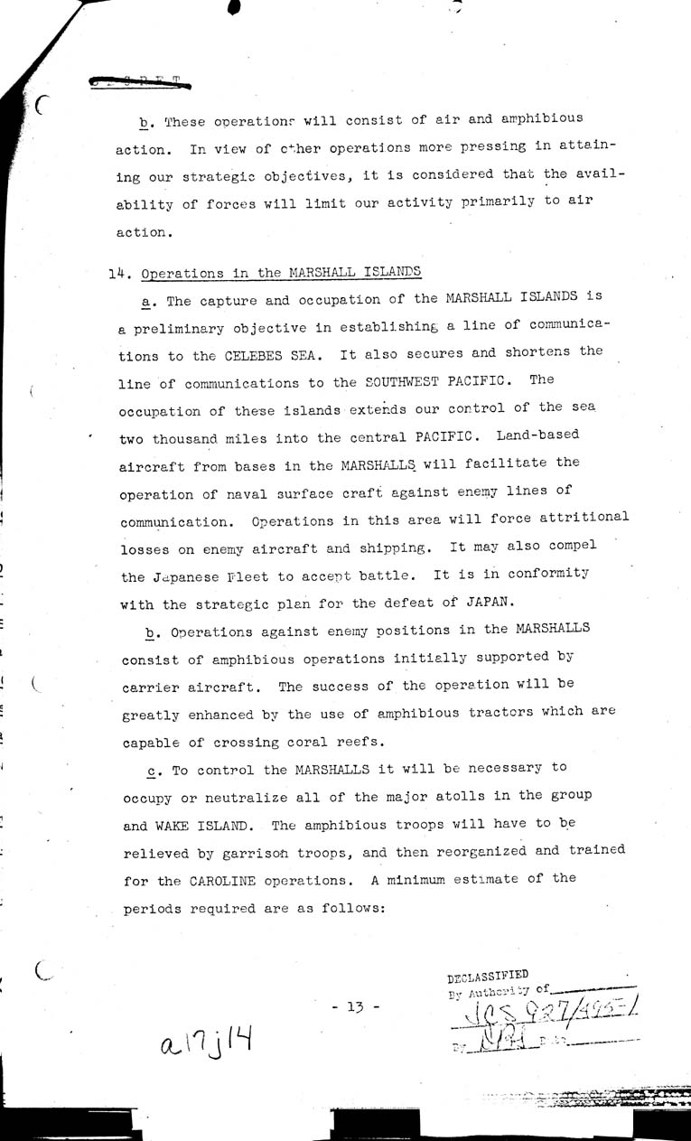 [a17j14.jpg] - Operations in the Pacific and Far East 1943-44 5/12/43