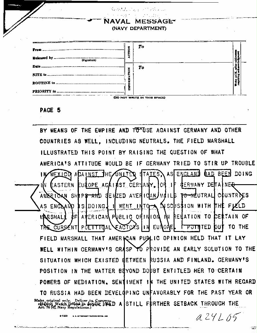 [a24l05.jpg] - Mr. Mooney to the President of the United States- March 19, 1940