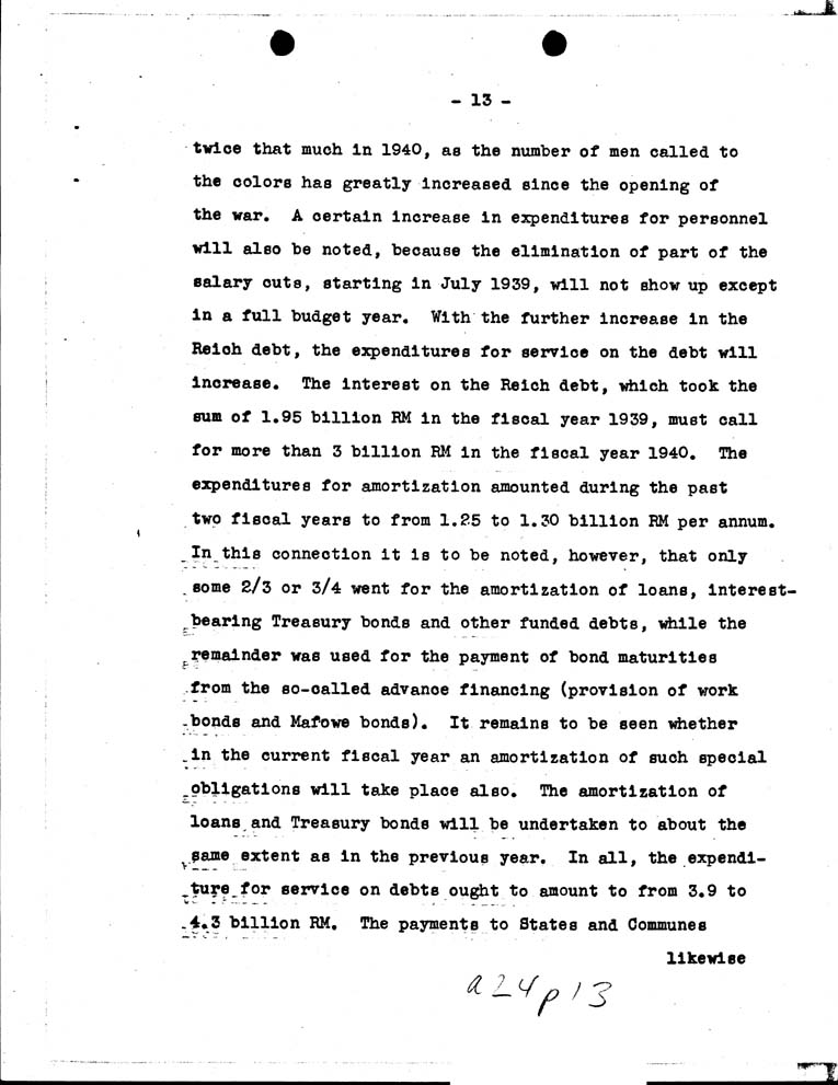 [a24p13.jpg] - Memorandum for the President- Jan. 24, 1941