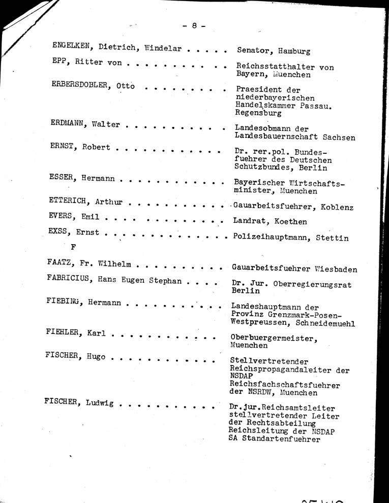 [a25k10.jpg] - Report on Key Nazis 12/14/42