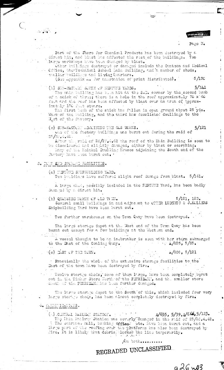 [a26w03.jpg] - Detailed Interpretation Report No. K.1312     4/26/42