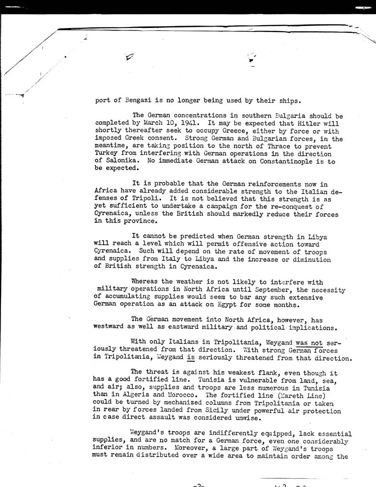 [a43a02.jpg] - Memorandum-Sherman Miles-->The Chief of Staff-March 10, 1941