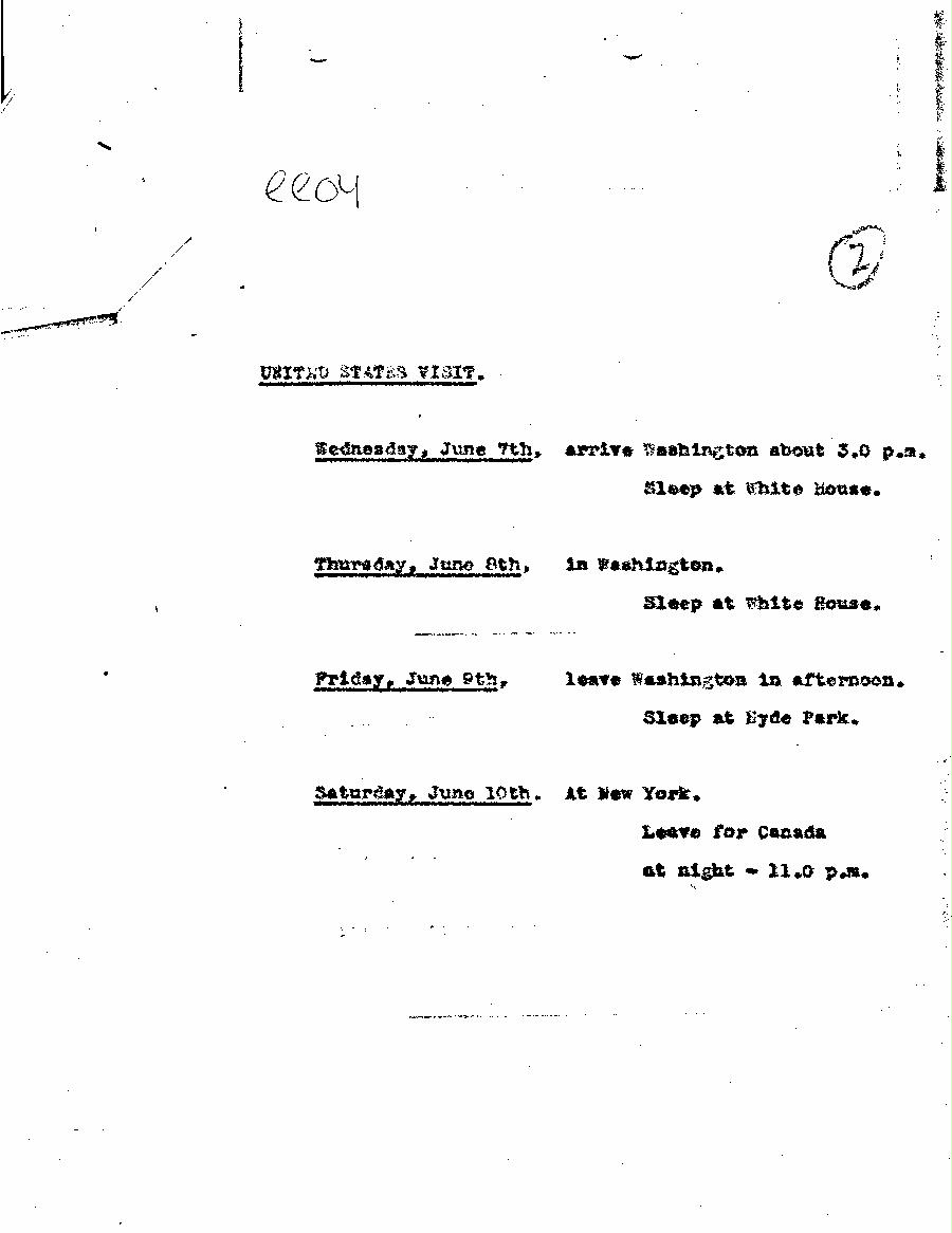 [a303ee04.jpg] - Cont-Ronald Lindsay's memo regarding King and Queen visitn.d.