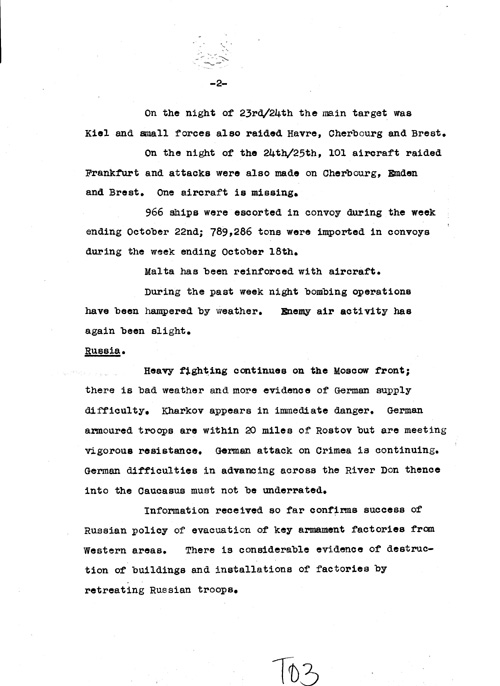 [a324t02.jpg] - Telegram from London on military situation 10/25/41