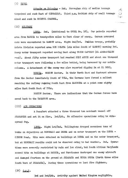 [a326f02.jpg] - Military report from London 12/4/41