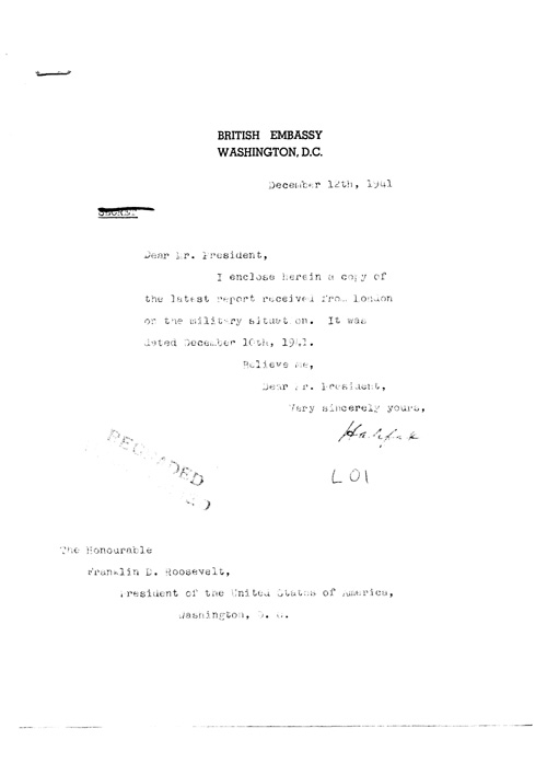 [a326l01.jpg] - Halifax --> FDR Letter regarding military situation 12/12/41