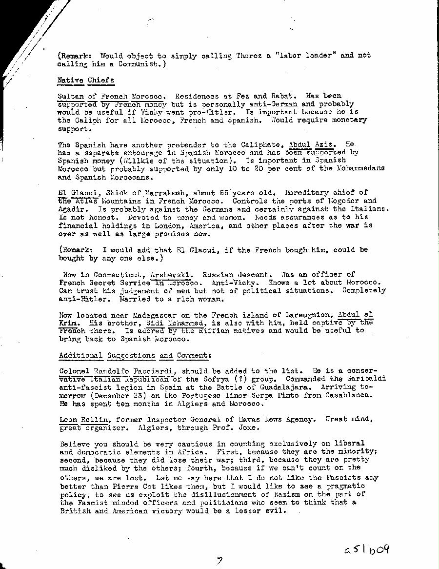 [a51b09.jpg] - Memorandum, G.C. Marshall-->President-Jan 9, 1942