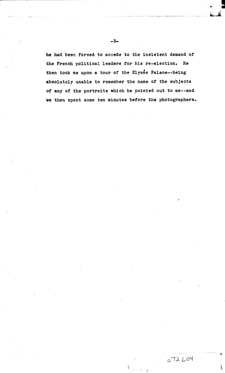 [a72l04.jpg] - A LETTER DATED MARCH 7,1940, PARIS-starting withI was received by precident leburn at the Elysee palace at     PAGE - 4