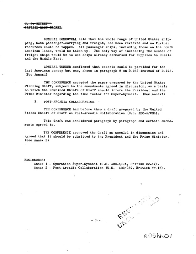 [a05gg03.jpg] - Movements and Projects in the Atlantic Theater, First Half of 1942-January 13, 1942