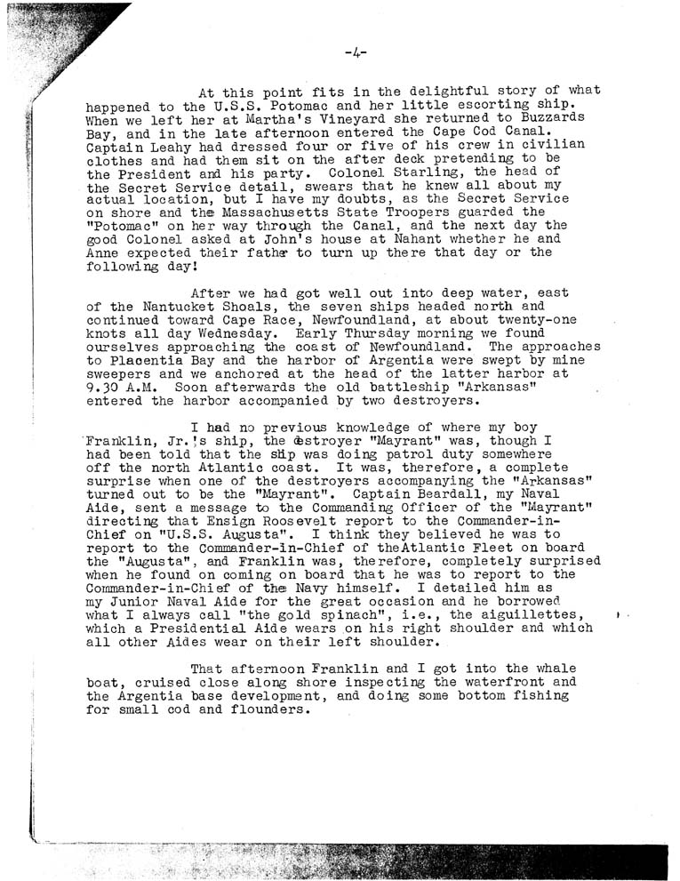 [a07v04.jpg] - Memorandum of trip to meet Churchill 8/23/41