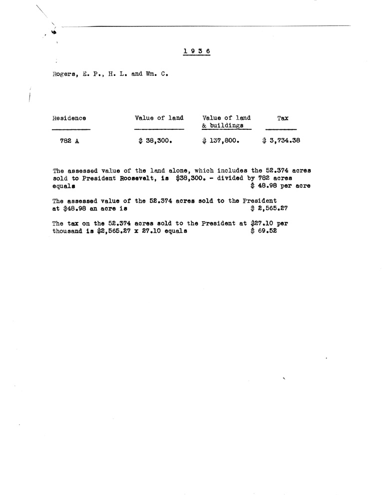 [a907bg01.jpg] - Statement re: 1936 assesment of land
