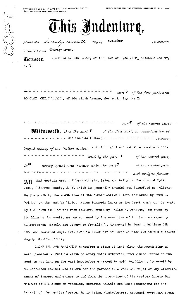 [a907cy01.jpg] - Copy of the Indenture of deed November 1937