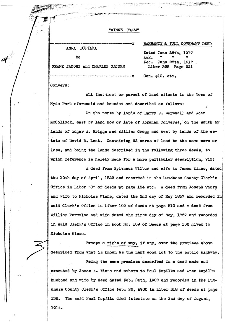 [a909ce01.jpg] - Deed to Jacobs farm  June 28, 1917