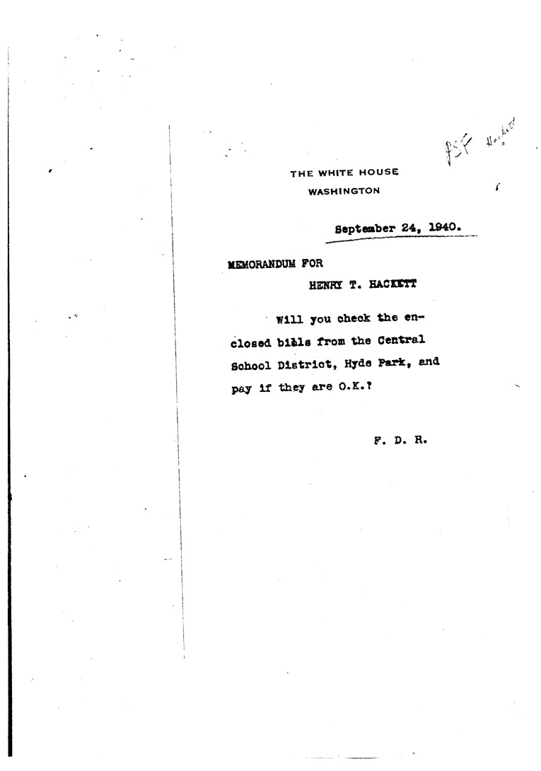 [a909cq01.jpg] - Memo to Hackett from FDR September 24, 1940