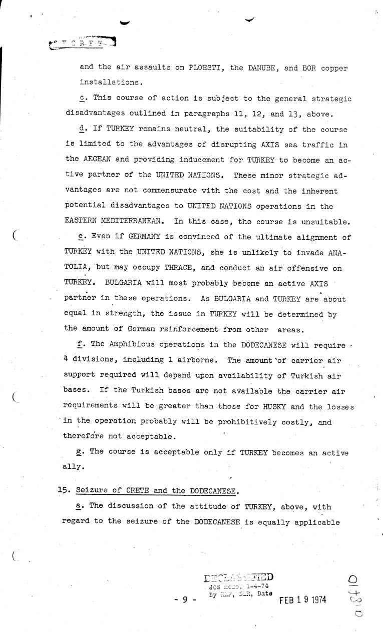 [a18f10.jpg] - Joint Chiefs of Staff, Lomited Operations in the Mediterrean in 1943-44 (J.C.S 293) May 7, 1943
