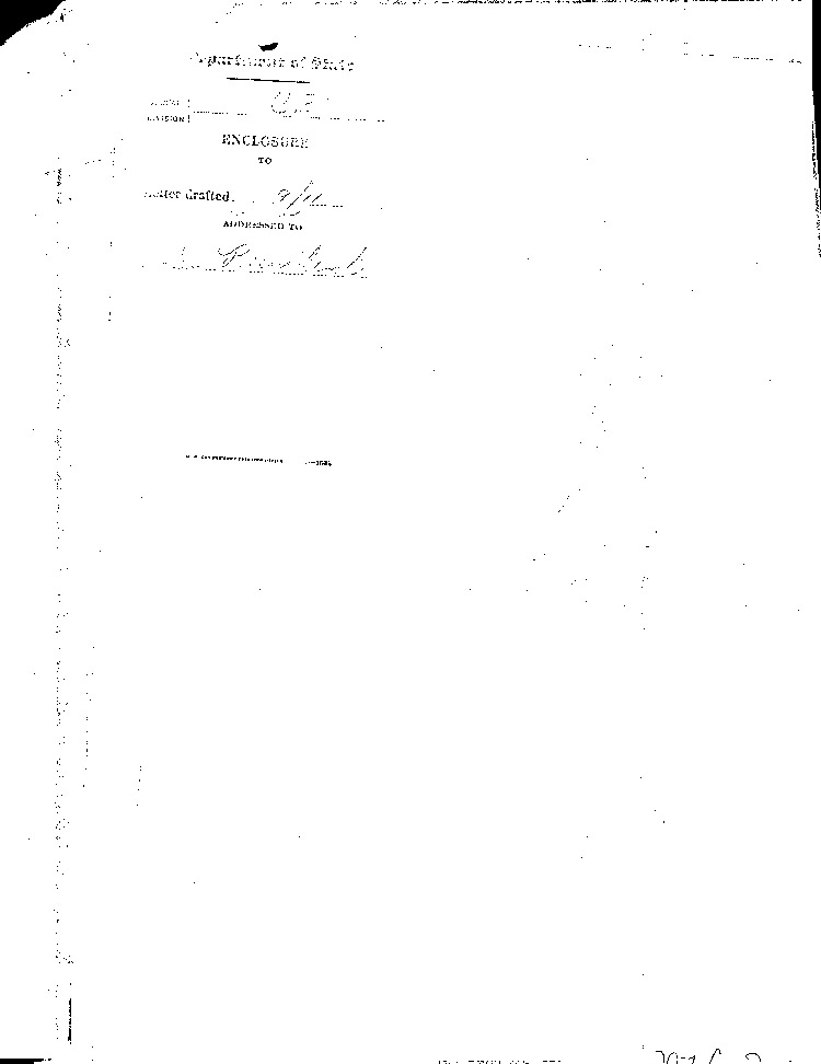 [a297c02.jpg] - note of enclosure to FDR 9/11/44