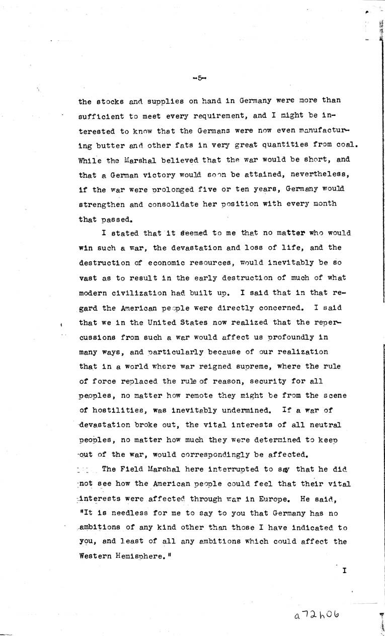 [a72h06.jpg] - A LETTER DATED SUNDAY,MARCH 3, 1940 FROM BERLIN PAGE- 6