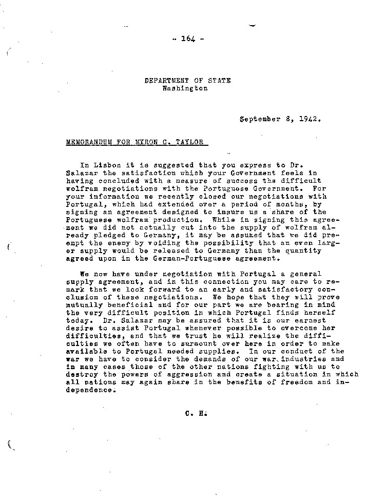 [a467bi02.jpg] - Memorandums for Taylor 9/8/42