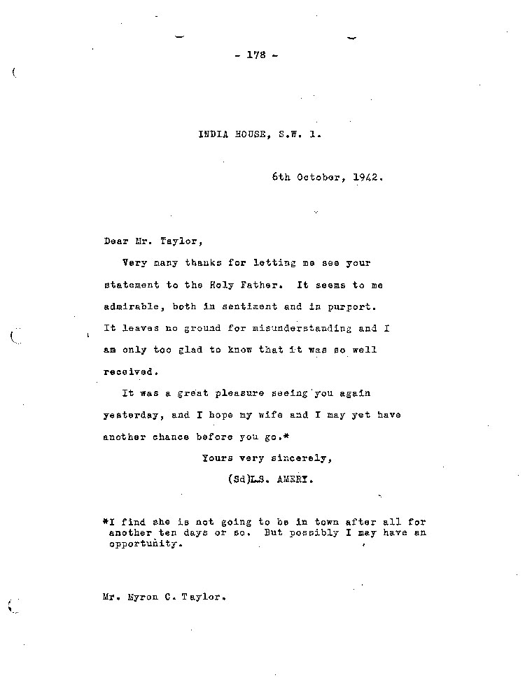 [a467bw01.jpg] - L.S. Amery-->Taylor 10/6/42