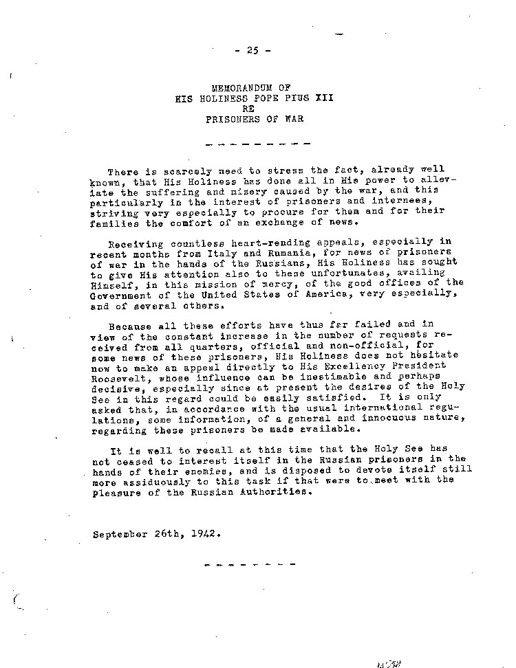 [a467i02.jpg] - Memorandum of Pope Pius XII 9/26/42
