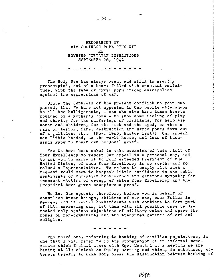 [a467m01.jpg] - Memorandum of Pope 9/26/42